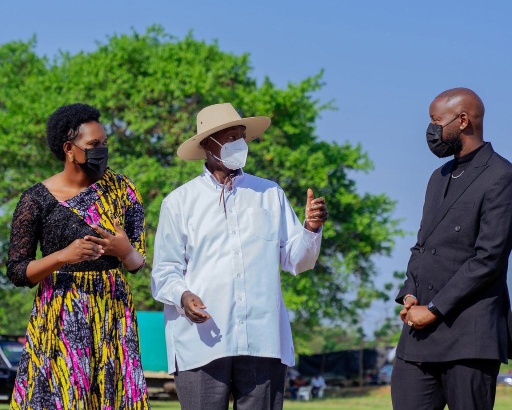 Eddy Kenzo, President Museveni, Phiona Nyamutoro